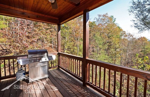 Ellijay Cabin | Gorgeous views/every room, hot tub, fenced yard, pets, pool table, WIFI
