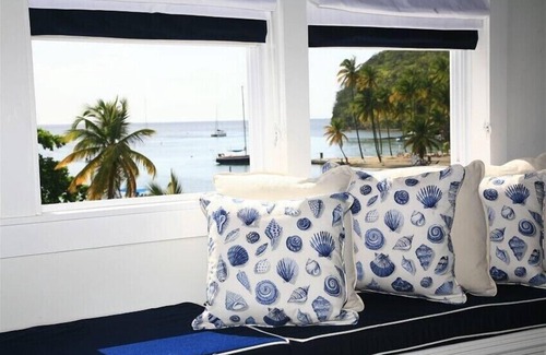 Marigot Bay Condo | Gorgeous Waterfront Apartment with free access to Zoetry Hotel, Marigot Bay