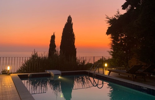 Erisos Villa | Villa Thimari of Vigli Villas - Private Luxury Villa Stunning View & heated pool