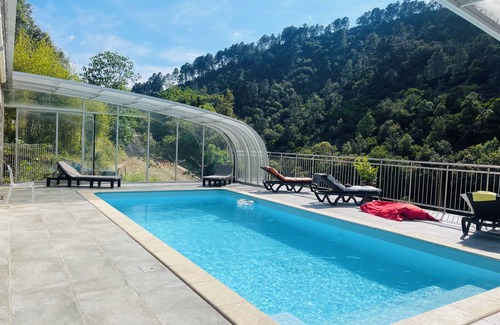 Saumane Other | Grand Gîte au Cœur du Parc National des Cévennes Piscine Couverte et Chauffée