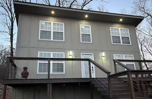 Afton House | Grand Lake New Construction With loft and Deck 2 Blocks From Public Boat Ramp