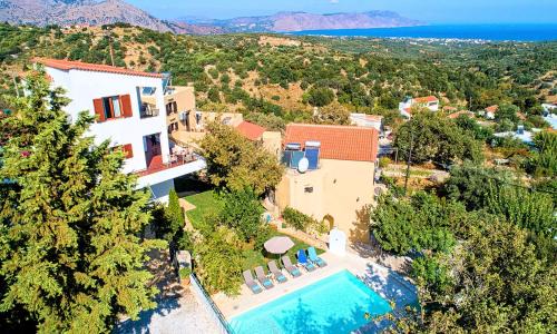 Kastellos Villa | Grand View Villa Private Heated Pool