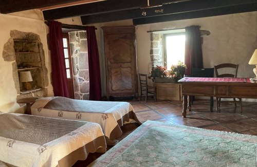 Pourcheres Bed & Breakfast | Grande suite pour 2 à 4 personnes.