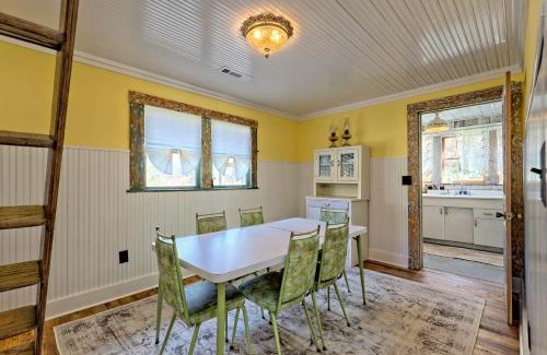 Bryson City House | Grannys Cabin Restored 1915 Fireplace & Clawfoot Tub near Smoky Mountains