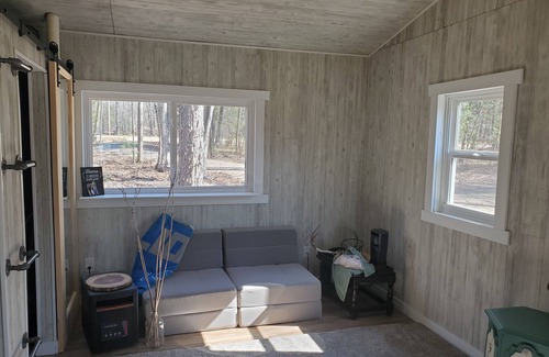 Gladwin Cabin | Great camping location will full hook up and tiny guest house!