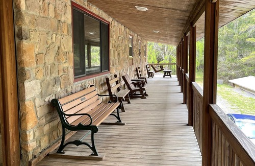 Petersburg House | Great lodging for Penn State events and view of Lake Louise at Camp Golden Pond.