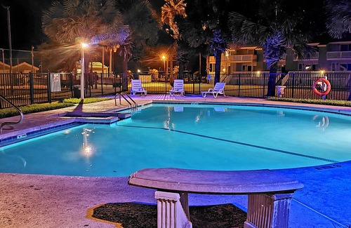 Rockport Condo | GREAT POOL VIEW LOCATION! STEPS FROM THE POOL AND FISHING PIER!