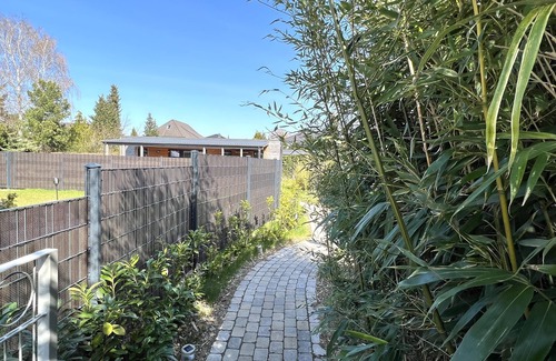 Region Hannover District House | Great vacation home Rybak with box spring beds and large covered terrace