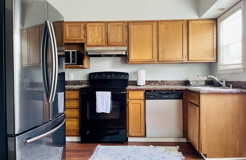 Evansville House | Green Roof Inn | Centrally Located 2BR/1BA Home