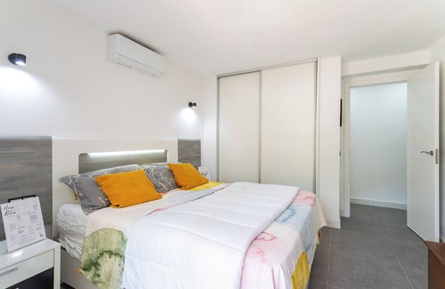 Rincon de Loix Apartment | Green Tree Suite with nice garden and pool balcony views in Benidorm