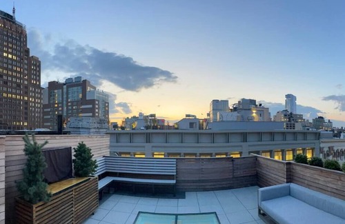 SoHo Apartment | Greene Penthouse | NEW 2BR Soho Loft with HUGE Private Rooftop and Hot Tub