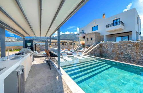 Asprouliani Villa | Grey Grand Villa Private Pool