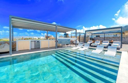 Asprouliani Villa | Grey Grand Villa Private Pool