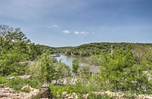 Camdenton House | Grill and Fire Pit Blue Cabin Ozarks Getaway!