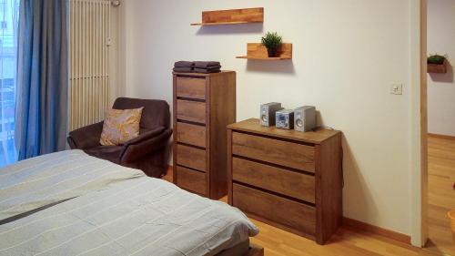 Sankt Moritz-Bad Apartment | Große Wohnung mitten in St. Moritz am See