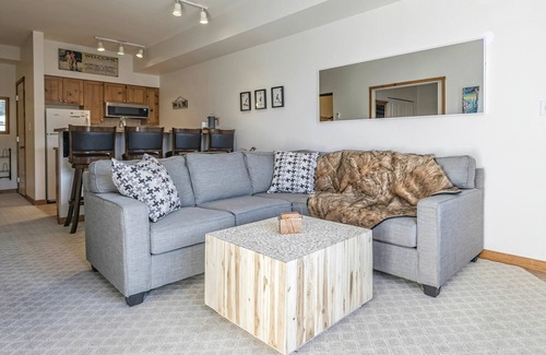 Silver Star Mountain Condo | Ground Floor Creekside Condo perfect spot for your family - Pet Friendly!