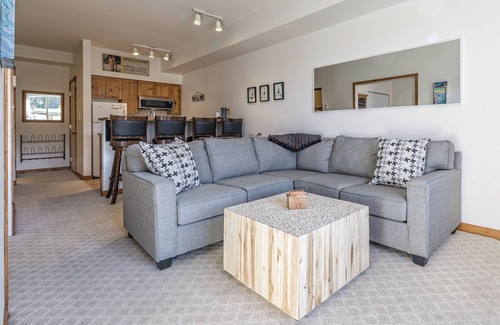Silver Star Mountain Condo | Ground Floor Creekside Condo perfect spot for your family - Pet Friendly!