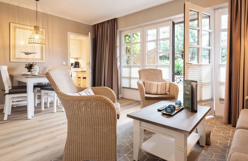 Westerland Apartment | Ground floor apartment in the house Mittelstr. 2-room apartment on approx. 50 m² for up to 4