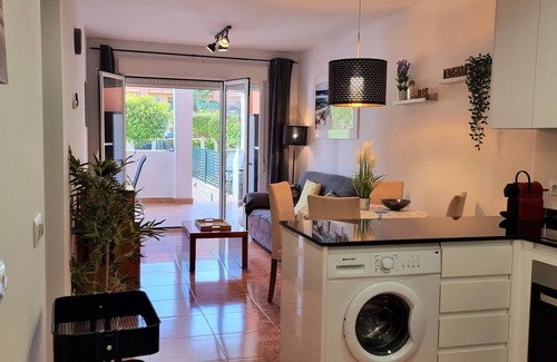 Vera Beach Apartment | Ground floor apartment with garden and private pool, next to beach, WIFI