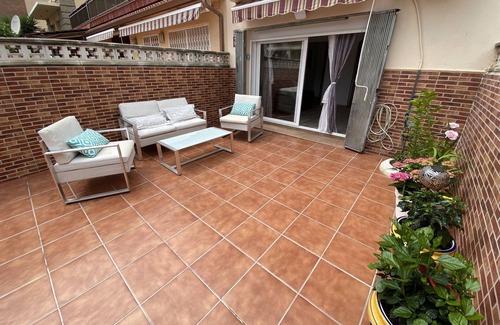 Segur de Calafell Apartment | Ground floor with large patio next to the sea and port in Segur de calafell