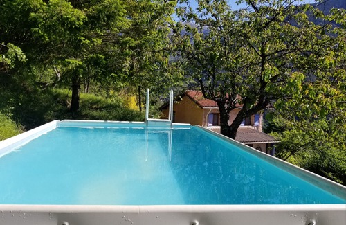 Roquebilliere Apartment | Ground floor house with stunning views over the tops of Mercantour