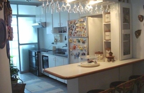 Jardim Mar e Ceu Apartment | Guarujá.Apto finely decorated. New Year/Jan/Fever. - 1 suite