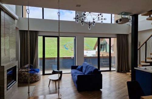 Kazbegi Apartment | Gudauri Summer Apartment - Fireplace, Netflix on 100" Projector Screen, Full kitchen