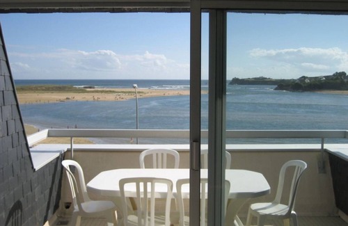 Guidel-Plages Apartment | Guidel Beaches, Facing the sea, Full sea view, Beach at 50 m, Superb Furnished T3