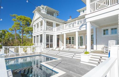 WaterSound Beach House | Gulf Bridge by Stay on 30A- Pool, Bikes, Golf Cart