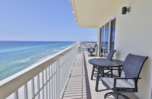 Miramar Beach Condo | Gulf front end unit w/wraparound balcony, Sunset ocean views, 3BR 3BA!