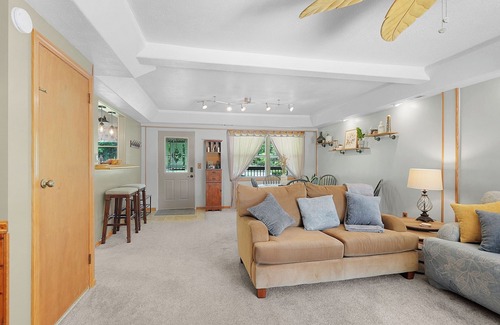 Shelbyville Cottage | Gun Lake Gem: Backyard Oasis, Firepit, Dogs OK