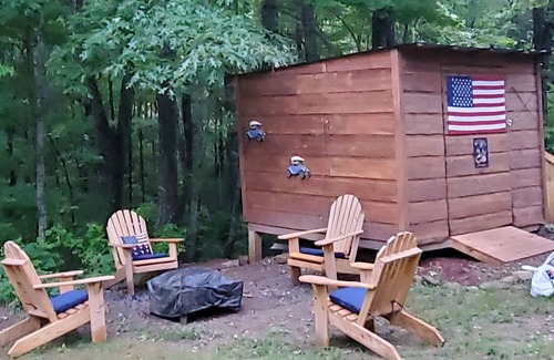 Ellijay Cabin | GUNSMOKE The not so "tiny" cabin with fenced back yard!