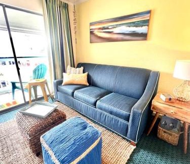 Galveston Apartment | GypSEA Blu Beach Condo Steps to the Beach