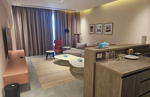 Marsa Matruh Ski Chalet | Hacienda Red north coast chalet 3 bedrooms free access for beach .garden viewn