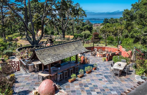Jack's Peak House | Hacienda Aguajito: Gated Estate with Ocean Views on 23 Exotic Acres in Carmel Ca
