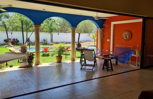 Merida Municipality House | Hacienda Cholul pool, harmony and fun