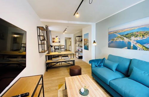 Bastionengurtel Apartment | HafenCity apartment 2 on the 3rd floor directly at Stralsund harbor