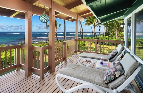 Hanalei House | Hale Kahakai, Beautiful Haena Beachfront home!