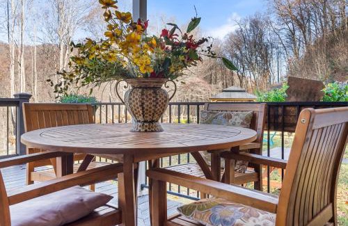 Maggie Valley House | Halfback Ridge-heart of Maggie Valley-hot tub-fenced pet area-gazebo-views