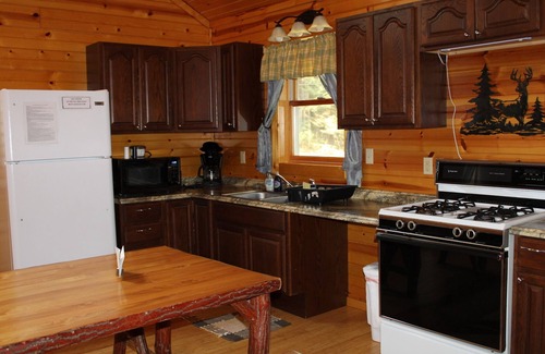 Clarington Cabin | Handicap Cabin with hot tub