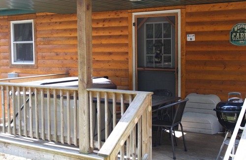 Clarington Cabin | Handicap Cabin with hot tub