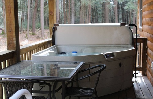 Clarington Cabin | Handicap Cabin with hot tub