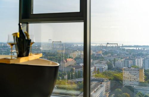 West Pomeranian Voivodeship Apartment | Hanza Tower Original 21st Floor- Sea and City-View