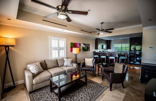 Great Cruz Bay Condo | Happy Does- 1 BR Grande Bay Unit with Stunning Views of Cruz Bay! Walk to town!