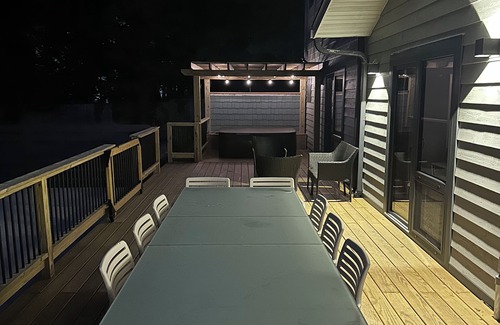 Harbert House | Harbert renovated house Private heated pool spa large deck grill fire pit