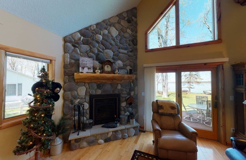 Burt Lake House | Harkness Waterfront Cabin on Burt Lake - Shore station and mooring!