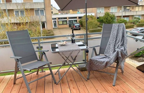Busum Apartment | Haus im Törn 3. beautiful apartment in a good location - with balcony!