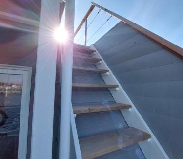 Rendbjerg House | Hausboot Hecht mit Dachterrasse in Marina Minde, Dänemark