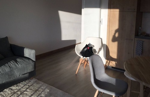 Doucy-Combelouviere Apartment | Heart of Doucy Valmorel resort terrace and view