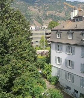Visp Apartment | HEART Studio Visp Zentrum I ruhig I Single I Paare I Küche